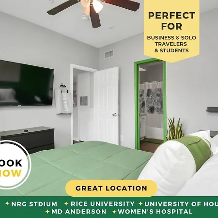 Nrg, Rice U, Md Anderson, Med Ctr, Pool, 500Mbps Wi Fi Villa